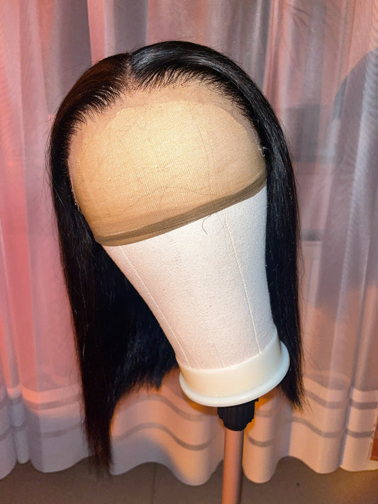 Raw Straight Frontal Wig (HD Lace)