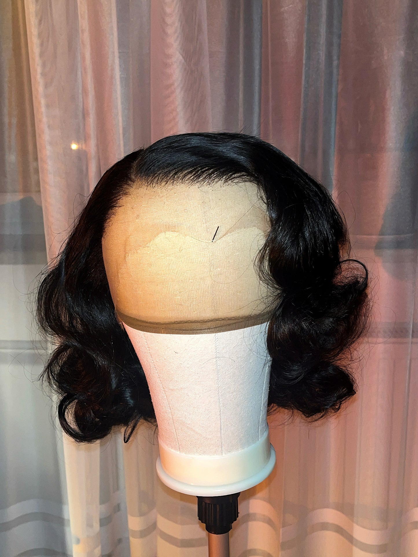 Raw Body wave wig Styled with Bombshell Curls (HD Lace)